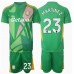 Aston Villa Emiliano Martinez #23 Keeper Hjemmedraktsett Barn 2024-25 Kortermet (+ Korte bukser)